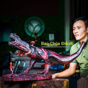 Siêu phẩm Bạo Chúa Điếu: Gỗ trắc đỏ đen, đục tay, đẳng cấp quyền lực tột cùng