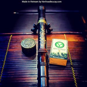 Triệu Tử Long® Điếu: Hoạ tiết vàng 18k, chống đổ nước